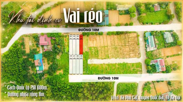 đất tái định cư Vai réo