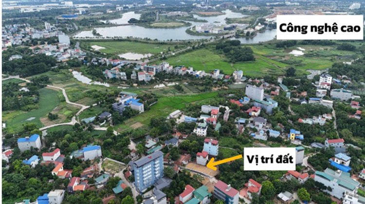 Vị trí đất nền xã bình yên